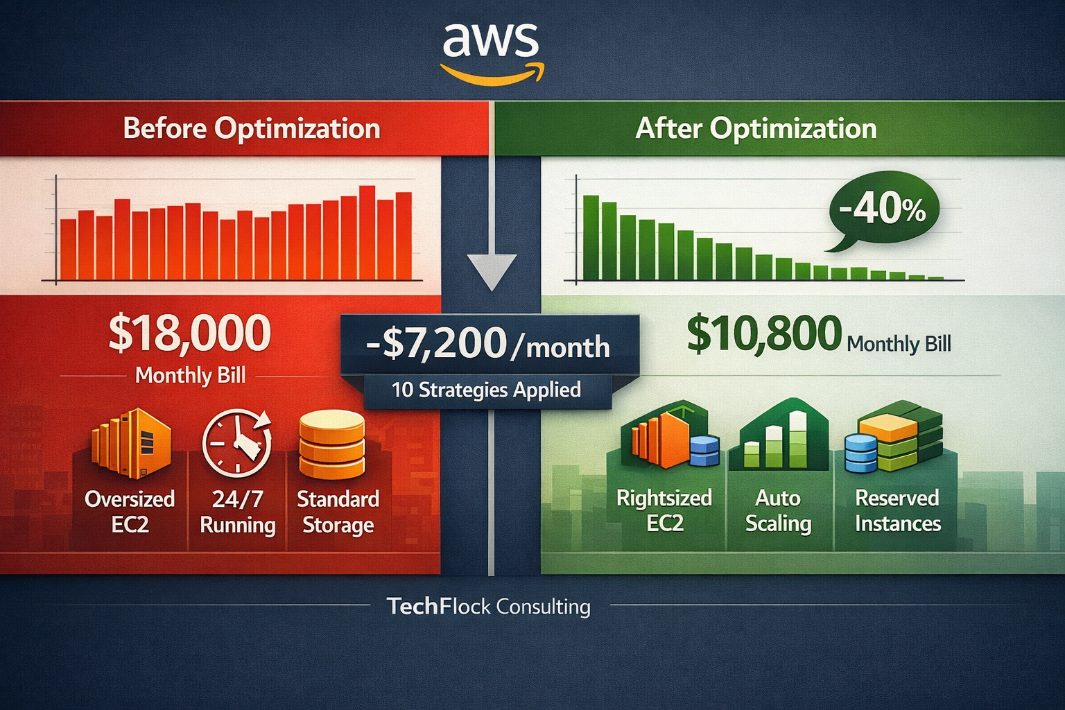 How to Reduce Your AWS Bill by 40%: 10 Proven Strategies